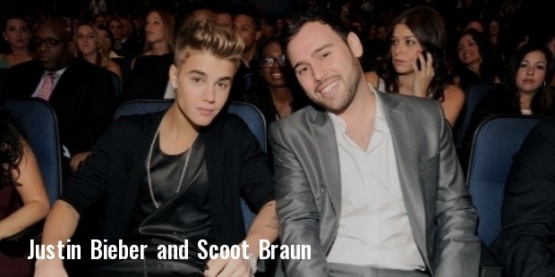 justin bieber scoot braun