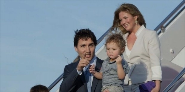 justin trudeau younger son hadrian