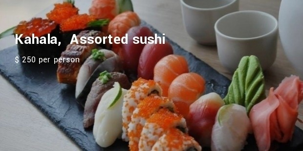 kahala  osaka, japan   assorted sushi