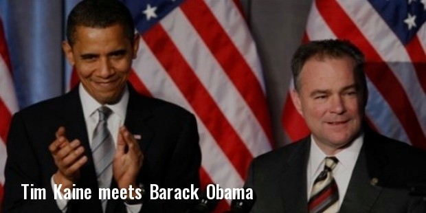 kaine with obama