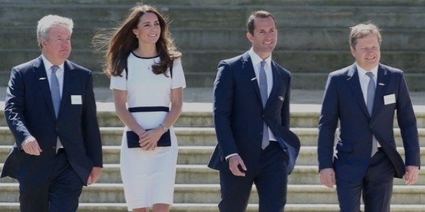 kate middleton, ben ainslie, keith mills, charles dunstone