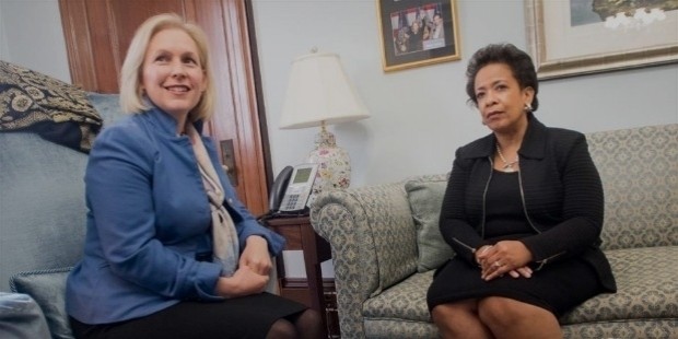 kirsten gillibrand meets with attorney general nominee loretta 