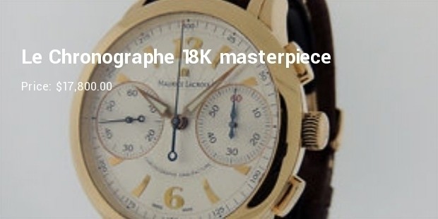 le chronographe 18k masterpiece 