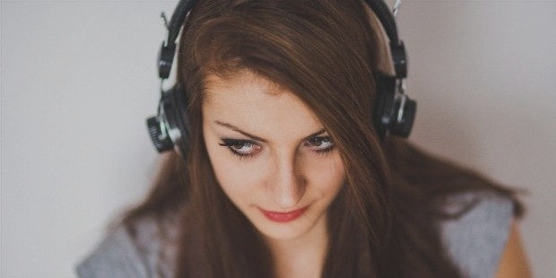 listening to music