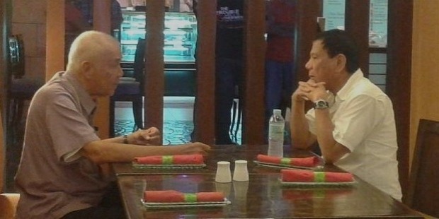 lito osmea meets davao mayor rodrigo duterte at the waterfront hotel