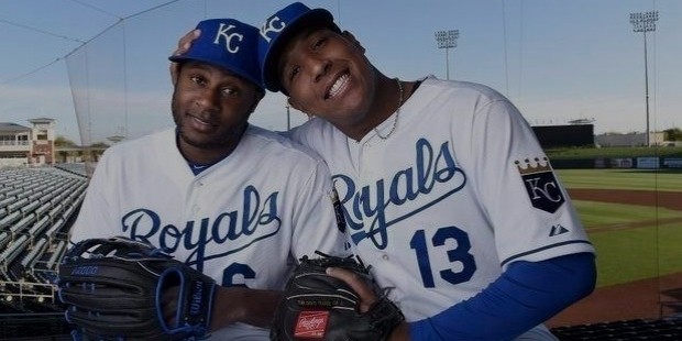 lorenzo cain and salvador perez