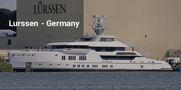 lrssen yacht green launching