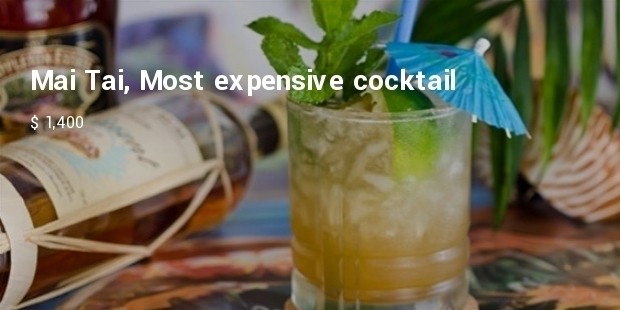 mai tai, most expensive cocktail