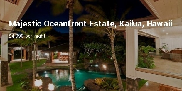 majestic oceanfront estate, kailua, hawaii