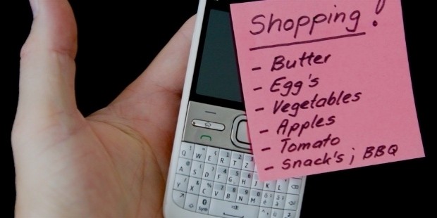 make a shopping list and stick to it