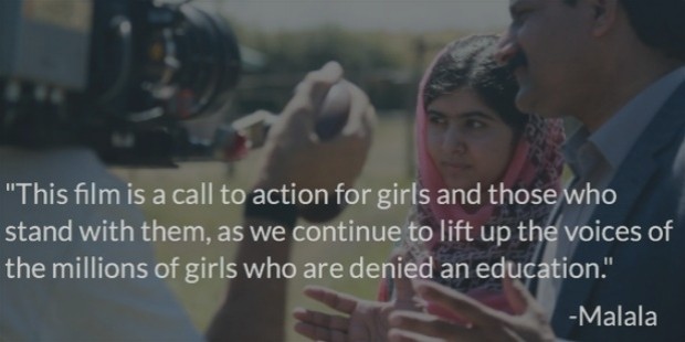 malala fund film call to action