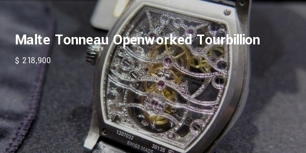 malte tonneau openworked tourbillion