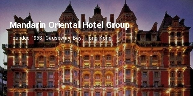 mandarin oriental hotel group