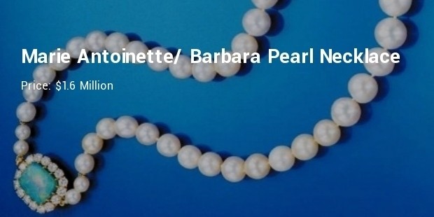 marie antoinette barbara hutton single strand pearl necklace