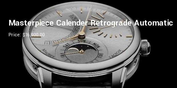 masterpiece calender retrograde automatic