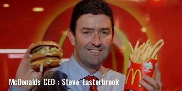 mcdonlads ceo steve easterbrook