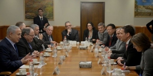 meeting a delegation of eight brazilian parliamentarians,