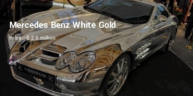 mercedes benz white gold