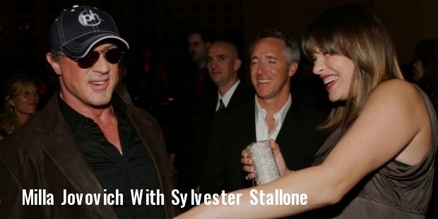 milla jovovich and sylvester stallone