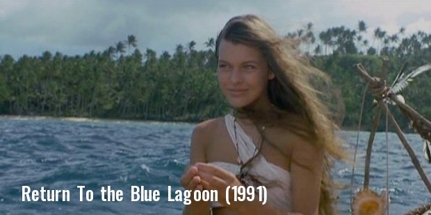 milla jovovich from return to the blue lagoon  1991 