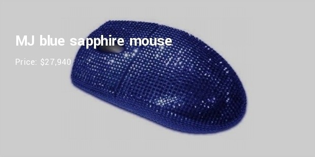 mj blue sapphire mouse