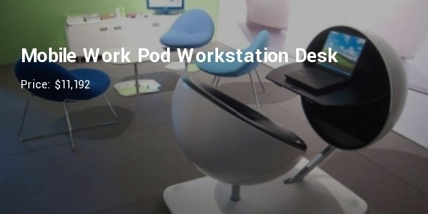 mobile work pod workstation desk