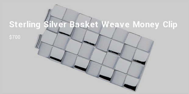 money clipdolan bullocksterling silver basket weave money clip