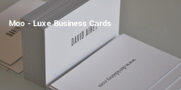 moo  luxe business cards