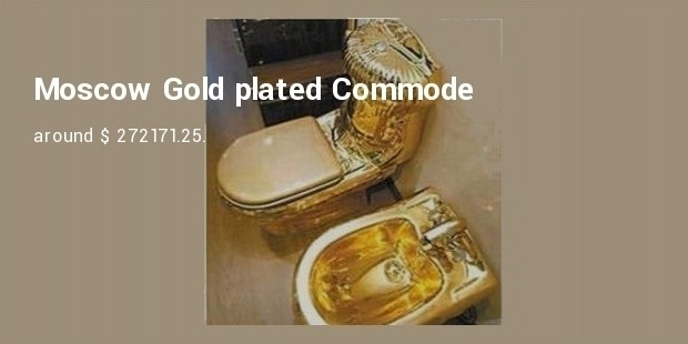 moscow gold plated toilet