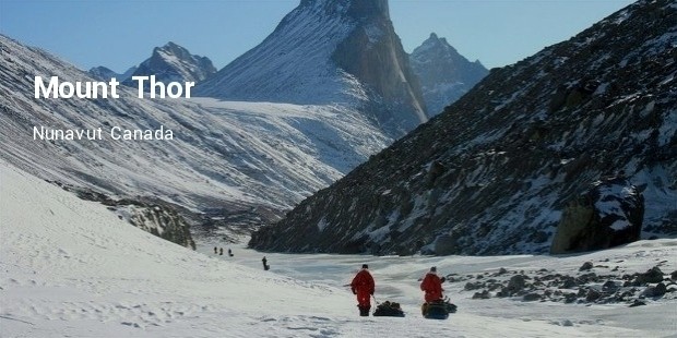 mount thor, nunavut canada