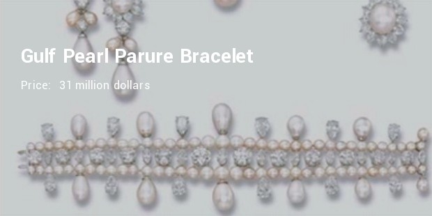 natural pearl parure harry winston