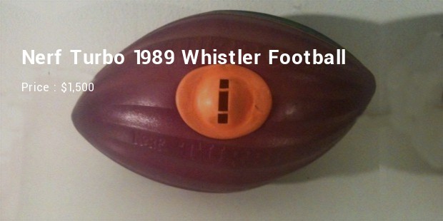 nerf turbo 1989 whistler football