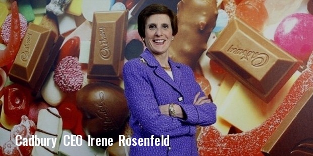 new cadbury boss irene rosenfeld