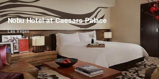 nobu hotel at caesars palace, las vegas