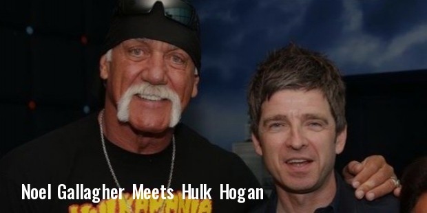 noel gallagher met his wrestling hero hulk hogan