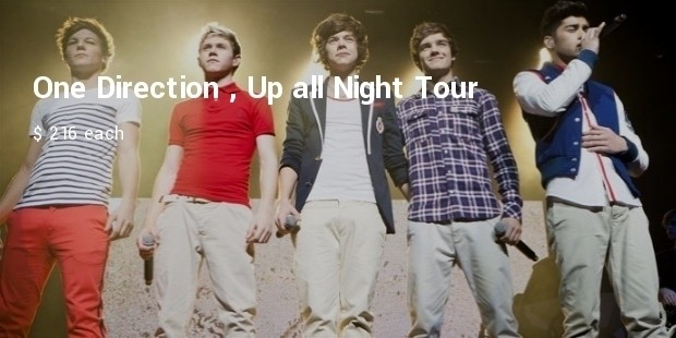 one direction , up all night tour