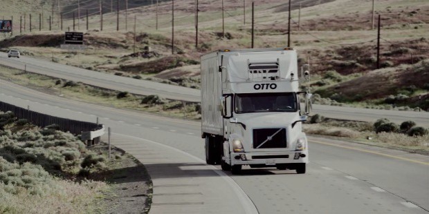 otto self driving truck