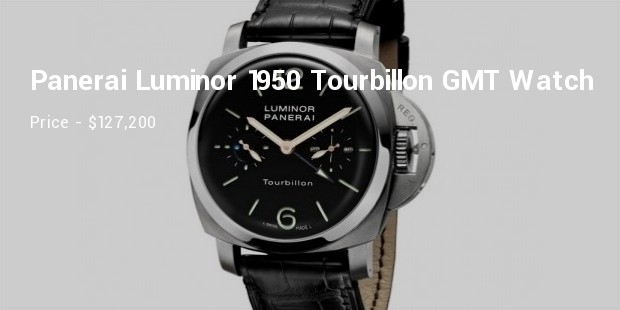 panerai luminor 1950 tourbillon gmt watch