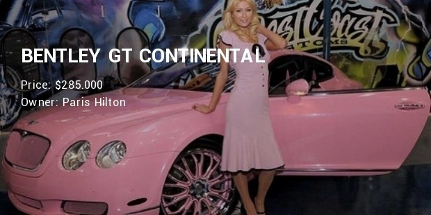 paris hilton pink bentley