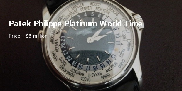 patek philippe platinum world time