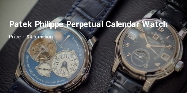 patek philippe stainless steel perpetual calendar wristwatch