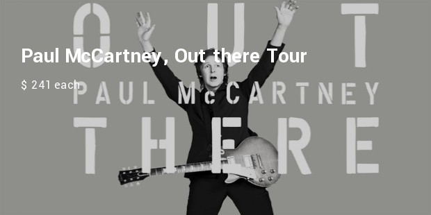 paul mccartney, out there tour