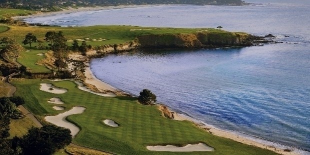 pebble beach golf links, california, usa