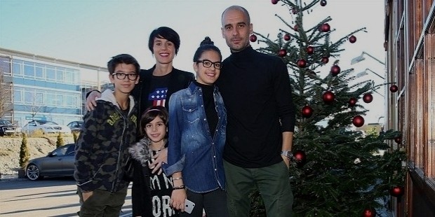 pep guardiola family