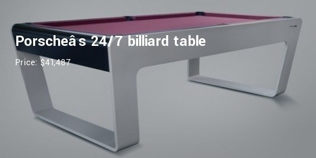 porsches 247 billiard table