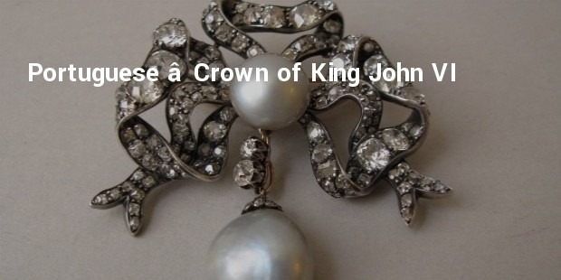 portuguese  crown of king john vi