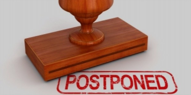 postponed