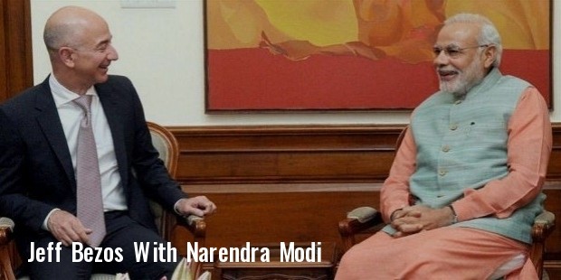 prime minister narendra modi with amazon