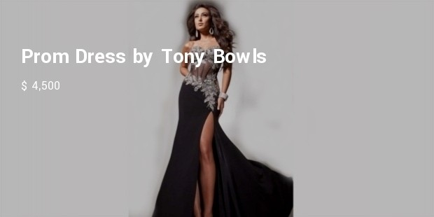 prom dress by tony bowls