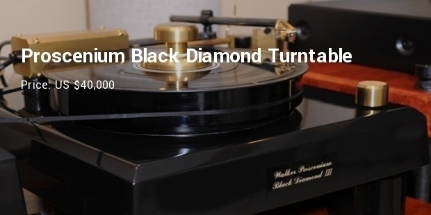 proscenium black diamond turntable